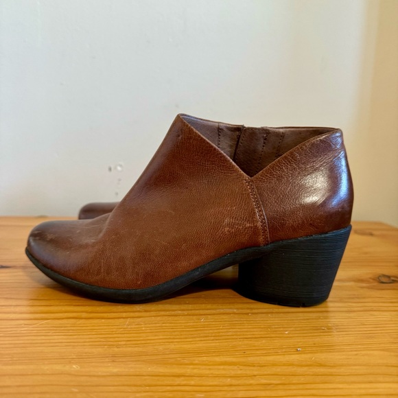 Dansko Raina Heeled Ankle Boot Brown Leather Women's 36 - Picture 5 of 11